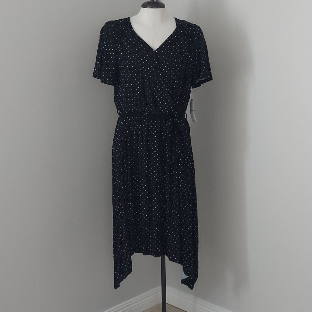 NWT Black and White Polka Dot dress